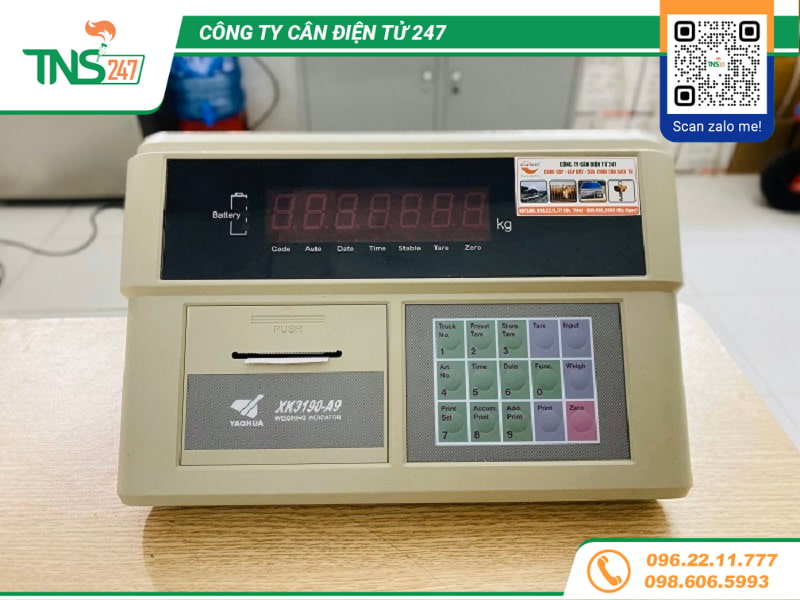 Đầu hiển thị cân in phiếu XK3190-A9P chính hãng Yaohua